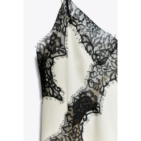 ZARA ASYMMETRIC LACE DRESS ZW COLLECTION - Picture 11 of 11